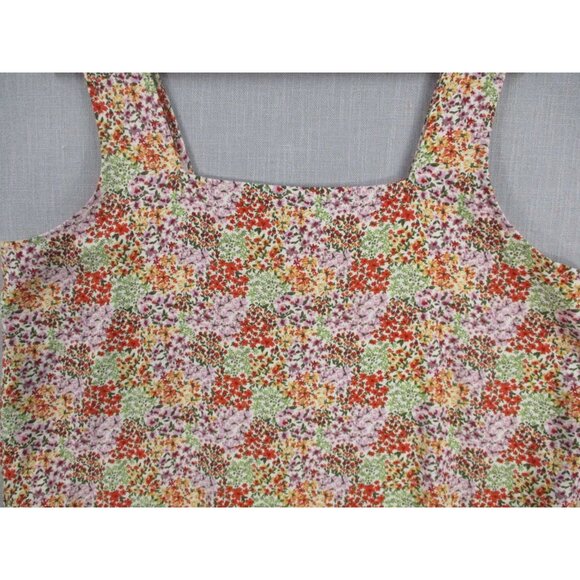 Lauren Conrad XXL Floral Multicolor Sleeveless Top - Picture 2 of 7